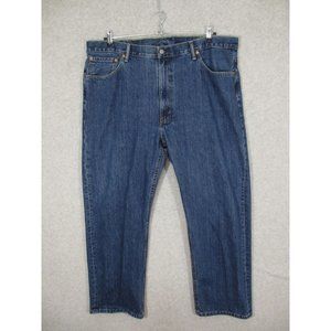 Levi's 505 Men's Jeans Straight Leg High Rise Size 44 x 30 Medium Wash